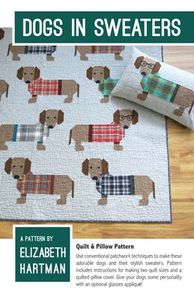 Elizabeth Hartman EH034 Dogs in Sweaters Quilting Pattern