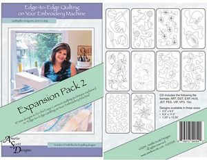 Amelie Scott Designs, ASD208, Edge to Edge, Expansion CD, Pack of 2