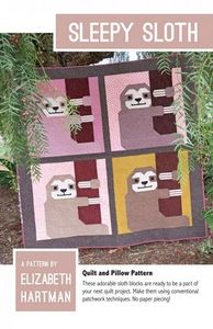 Elizabeth Hartman, EH033, Sleepy Sloth, Sewing Pattern