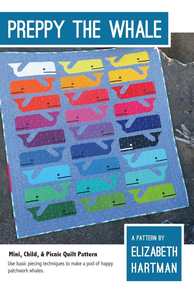 Elizabeth Hartman EH014 Preppy The Whale Quilting Pattern