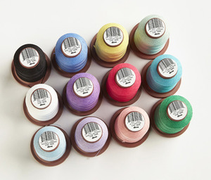 DIME VT40W-PAS Vintage Chic 12 Cones 1100 Yard Spools Embroidery Thread Kit 40wt Weight, Poly-PASTELS