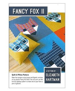 Elizabeth Hartman, EH017, Fancy Fox II, Quilting Pattern