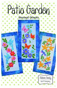 Ribbon Candy Quilt Company,RCQC587 ,Patio Garden, Pattern