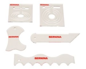 84179: Bernina BRKSD 5 of 1/4" Ruler Templates Kit for Foot #72 on Portables or #96 Foot on Q16 Q20 Q24