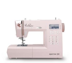 EverSewn, Sparrow 30, 310-Stitch, Computer Sewing Machine, 2 Fonts, 10x1Step BH,Start Stop,Speed Limit,Needle Up/Down,Threader & Trimmer,Drop Feed,7mm ZZ,Top Bobbin,7 Feet