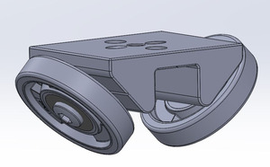 Grace SMP-09-13484 Set of 4 V-Track Roller Wheels for Qnique 14+ 15 Quilting Machines, to Convert from Single Wheels on Earlier Models without V Track