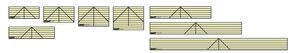 Westalee WT-SR Westalee Straight Rulers 20 Sizes To Choose From 1-1/2 x 4" to 3 x 18"