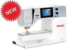 Bernina B570QE Next Generation, Optional Embroidery Module, Bernina B570QE Next Gen 450/73 Stitch Sewing Quilting Machine, 9mm Stitch Width, Dual Feed, Patchwork Foot 97, BSR Stitch Regulator, Thread Trimmers
