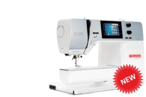 Bernina B535 Next Generation, Optional Embroidery Module, Bernina B535 Next Generation Sewing Machine, 8.5" Arm, 5.5mm Stitch Width, 6mm Stitch Length, 4 Fonts, Optional Embroidery Module and BSR