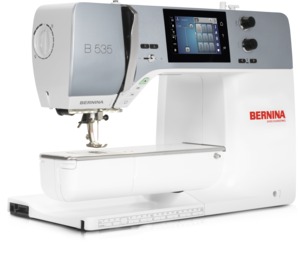 Bernina B535 Next Generation, Optional Embroidery Module, Bernina B535 Next Generation Sewing Machine, 8.5" Arm, 5.5mm Stitch Width, 6mm Stitch Length, 4 Fonts, Optional Embroidery Module and BSR