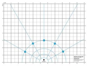 Daylight U35042, Wafer 1 Cutting Mat FS 11 x 8in, Self Healing for cutting on the lightbox while allowing the bright light from the light to shine through