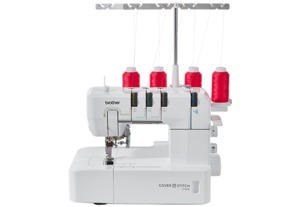 84466: Brother CV3440 Single Sided Cover Stitch, 6.1 x 3.9 Workspace, 4 Stitches,