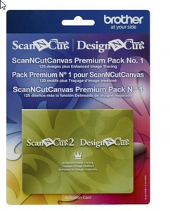 Brother CACVPPAC1 Premium Pack 125 Designs +Enhanced Image Tracing Activation Cards for CM650W