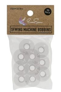 EverSewn ES-B10 Plastic Class 15 Bobbins for Most Sewing Machines 10Pk