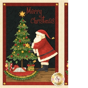 Wilmington Prints 67555 973 Santa's Big Night Fabric Panel