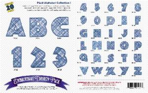Great Notions 1105 Plaid Alphabet Embroidery Multi-Formatted CD
