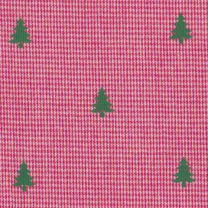 Fabric Finders 2092 Christmas Tree Fabric: Red Micro Check Fabric