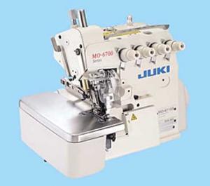 Juki 6714, MO 6714 S-BE6-40H, High-speed, 2-Needle, 4-Thread Overlock, Industrial Serger Machine, Juki MO 6714 S-BE6-40H, High-speed, 2-Needle 4-Thread Overlock, Submerged Power Stand, DC Motor for Better Speed Control and Less Noise, 100 Needles