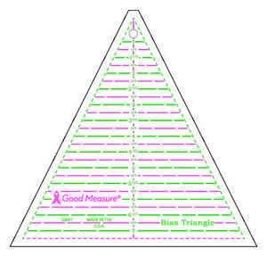 85636: Good Measure GMBT Bias Triangle Ruler by Kaye England