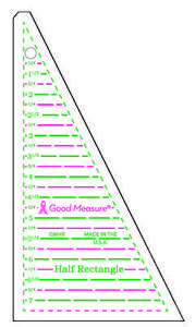 85637: Good Measure GMHR Half Rectangle Ruler