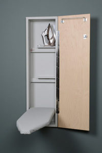 IRON-A-WAY NE-42 Non Electric 42" Wall Mount Ironing Board, Hinged Door
