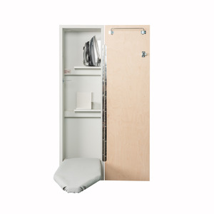 IRON-A-WAY NE-42 Non Electric 42" Wall Mount Ironing Board, Hinged Door