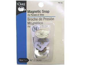 85042: Dritz 3/4" ANTIQUE GOLD MAGNETIC SNAP NOTIONS