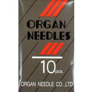 64865: Organ HAx1SP 15x1SP Size 14 Chrome Serger Needles Sharp 10pk Pack of 10
