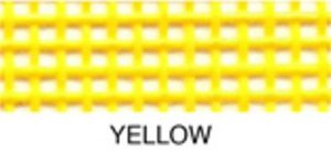 55653: Lyle Enterprises VMC-74 Yellow Vinyl Mesh Roll 18" X 36"