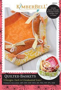 87515: KimberBell KD553 Quilted Baskets Designs CD