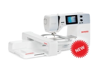 Bernina B535E, Next Generation, Embroidery Module, Bernina B535 Next Generation Sewing Machine, 8.5" Arm, 5.5mm Stitch Width, 6mm Stitch Length, 4 Fonts, Optional Embroidery Module