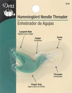 Dritz Drawstring Threader A Plasticl Tool for Threading Ribbon,  Drawstrings, Threading Elastic 