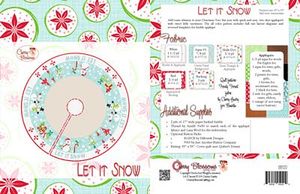 88220: Cherry Blossoms Quilting Studio CB120 Let it Snow Tree Skirt