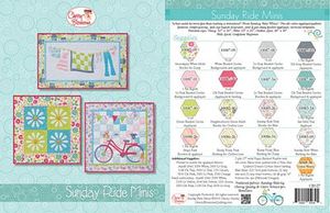 88251: Cherry Blossoms Quilting Studio CB127SVG Sunday Ride Minis with SVG