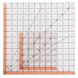 Fiskars Ruler Easy to Read 8.5" X 8.5" Square F187200