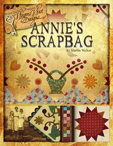Wagons West Designs, Annie's Scrapbag, WWD201, applique, quilts, table topper, throw, Journal Cover, projects quilting, needlebook