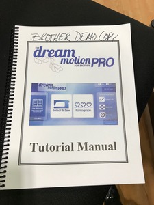 88414: Brother SADMPTUT Dream Motion Pro (Quilt Motion Pro QCT4) Tutorial Book