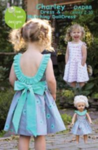 Olive Ann Designs OAD88 Penelope Doll Dress Pattern