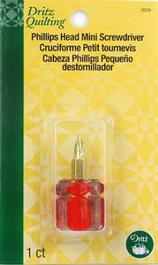 88964: Dritz D3039 Mini Screwdriver Phillips Head, 1-1/4" Long, Box of 3