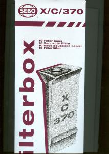 SEBO, 5093AM, 10, Pack, Standard, Filter, Dust, Bag, X4, X5, C, G, 370, Vacuum, Cleaner, GERMANY
