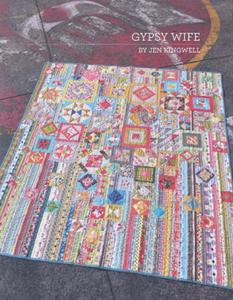 Gypsy Wife JKD 5026 Machine Piecing Quilt Book by Jen Kingwell Desi