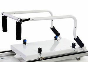 Grace 01-11781 Top Plate Carriage Platform (with Front and Back Handles) Required for Domestic Home Sewing Machines on SR2+ and Q-Zone Quilting Frames, Grace 0111781 Top Plate Carriage Platform +Front & Back Handles for Portable Home Sewing Machines on Q-zone SR2+ and Brother Quilting Frames