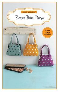 89965: Zakka Workshop ZW2293 Retro Mini Purse Kit, Pattern and Hardware