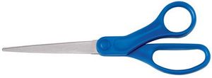 90028: Durasharp Fiskars F15022 CutWorks 8" Straight Fabric and Utility Scissors Shears Trimmers, Stainless Steel Blades