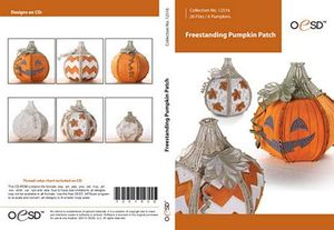 80410: OESD 12516CD Freestanding Lace Pumpkin Patch CD