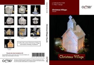 79824: OESD 61038CD Christmas Village Lace CD