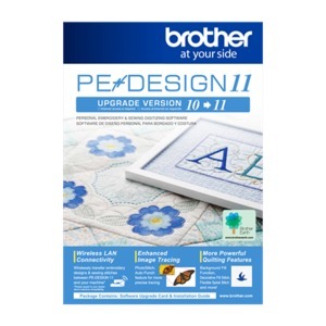 Brother SAVRPED11 PE-DESIGN 11 Upgrade Embroidery Software from 10.0