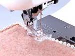 Brother SA150 1/4" Pearls, Beads, Sequins, Couching Foot, Clear View, Snap On, for up to 7mm Stitch Width Machines
