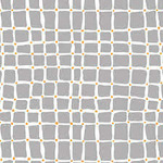 Blank Quilting Points of Hue 9992-90 Lt. Gray Squares with Dots