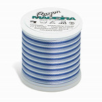 Madeira MR4-2016 40wt Rayon Thread 220 Yds. Variegated Pastel Blues, Box of 5 Spools